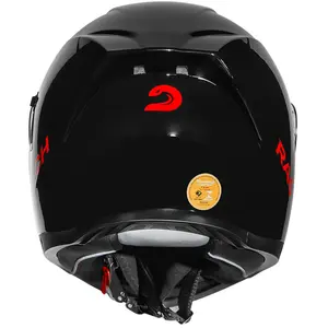 Imagem 9 de Capacete Race Tech Signal Monocolor - Preto (Articulado)