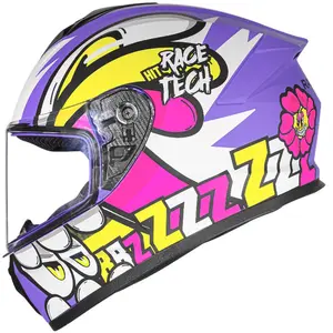 Capacete Race Tech Hit Speedbee - Roxo Fosco