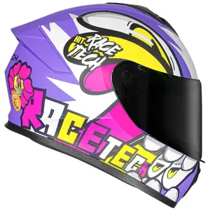 Imagem 3 de Capacete Race Tech Hit Speedbee - Roxo Fosco
