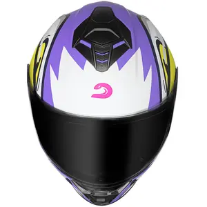 Imagem 4 de Capacete Race Tech Hit Speedbee - Roxo Fosco