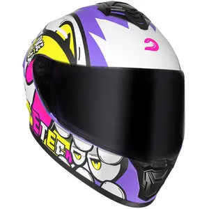 Imagem 5 de Capacete Race Tech Hit Speedbee - Roxo Fosco