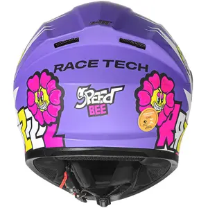 Imagem 10 de Capacete Race Tech Hit Speedbee - Roxo Fosco