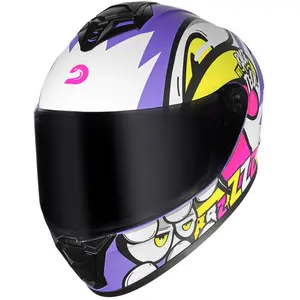 Imagem 8 de Capacete Race Tech Hit Speedbee - Roxo Fosco