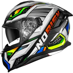 Imagem 2 de Capacete Norisk Strada 2 Reptel - Vermelho/Azul