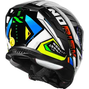 Imagem 9 de Capacete Norisk Strada 2 Reptel - Vermelho/Azul