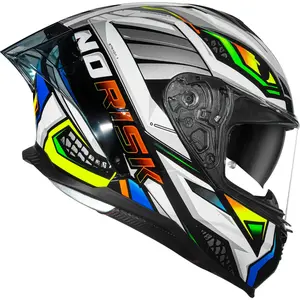 Imagem 4 de Capacete Norisk Strada 2 Reptel - Vermelho/Azul