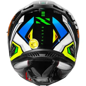 Imagem 11 de Capacete Norisk Strada 2 Reptel - Vermelho/Azul