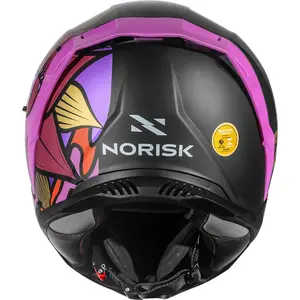 Imagem 11 de Capacete Norisk Strada 2 Lotus - Preto/Rosa Fosco