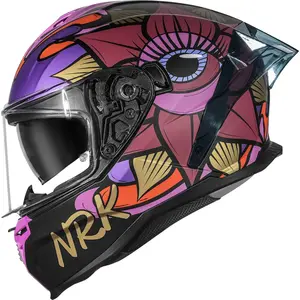 Imagem 1 de Capacete Norisk Strada 2 Lotus - Preto/Rosa Fosco