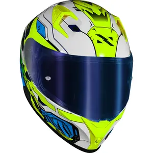 Imagem 5 de Capacete Norisk Flow Robot - Branco/Amarelo