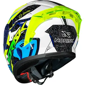 Imagem 7 de Capacete Norisk Flow Robot - Branco/Amarelo