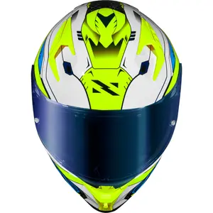 Imagem 6 de Capacete Norisk Flow Robot - Branco/Amarelo