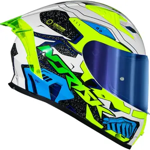 Imagem 3 de Capacete Norisk Flow Robot - Branco/Amarelo