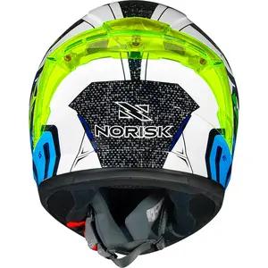 Imagem 9 de Capacete Norisk Flow Robot - Branco/Amarelo
