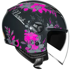 Imagem 2 de Capacete Norisk Orion SV Iris (Aberto) - Cinza