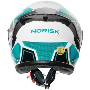 Imagem 9 de Capacete Norisk Downtown 2 Provenza (Aberto) - Branco/Azul