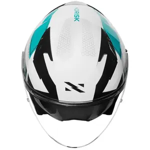 Imagem 6 de Capacete Norisk Downtown 2 Provenza (Aberto) - Branco/Azul
