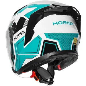 Imagem 7 de Capacete Norisk Downtown 2 Provenza (Aberto) - Branco/Azul