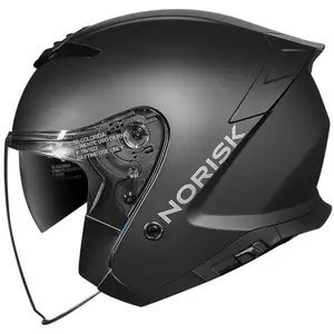 Capacete Norisk City Monocolor - Preto Fosco (Aberto)