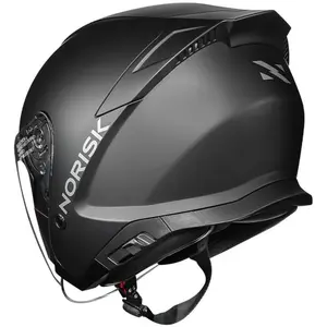 Imagem 7 de Capacete Norisk City Monocolor - Preto Fosco (Aberto)