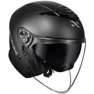 Imagem 3 de Capacete Norisk City Monocolor - Preto Fosco (Aberto)