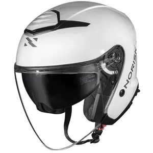 Imagem 4 de Capacete Norisk City Monocolor - Branco (Aberto)