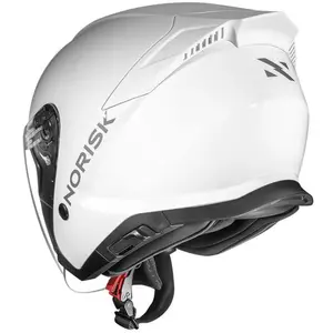Imagem 6 de Capacete Norisk City Monocolor - Branco (Aberto)