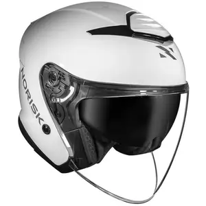 Imagem 5 de Capacete Norisk City Monocolor - Branco (Aberto)