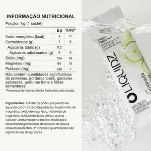Imagem 5 de Eletrólitos em Pó Liquidz Zero Açúcar Limonada - Caixa com 14 Sachês
