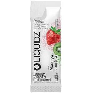 Eletrólitos em Pó Liquidz Zero Açúcar Morango com Kiwi - 1 Sachê (5g)