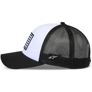 Imagem 4 de Boné Alpinestars Flag Snapback - Branco/Preto