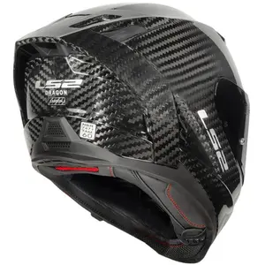 Imagem 8 de Capacete LS2 Dragon Carbon - Preto