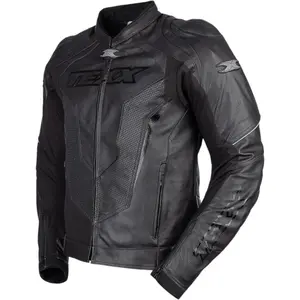 Imagem 2 de Jaqueta Texx Sniper V3 - Preto/Cinza (Couro)