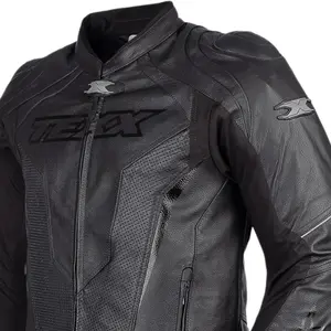 Imagem 5 de Jaqueta Texx Sniper V3 - Preto/Cinza (Couro)