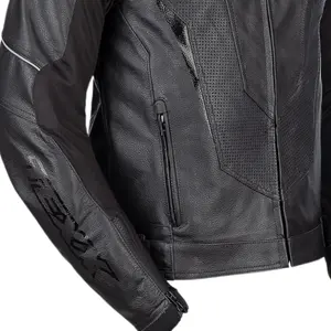 Imagem 6 de Jaqueta Texx Sniper V3 - Preto/Cinza (Couro)