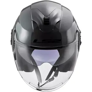 Imagem 4 de Capacete LS2 OF570 Verso Monocolor - Cinza Nardo
