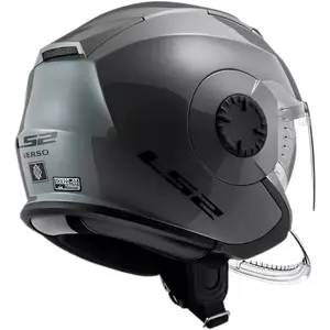 Imagem 5 de Capacete LS2 OF570 Verso Monocolor - Cinza Nardo