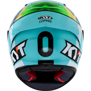 Imagem 9 de Capacete KYT NZ Race Leopard Replic Brasil - Azul