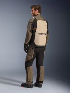 Imagem 4 de Jaqueta Alpinestars Cusco Drystar - Marrom/Preto
