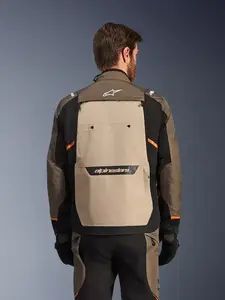 Imagem 6 de Jaqueta Alpinestars Cusco Drystar - Marrom/Preto