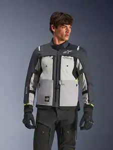 Imagem 3 de Jaqueta Alpinestars Cusco Drystar - Gelo/Cinza Escuro
