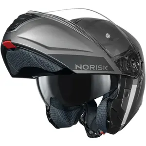 Imagem 4 de Capacete Norisk Vortex Monocolor - Cinza Fosco (Articulado)