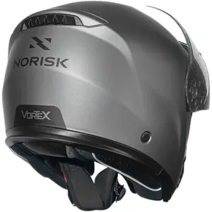 Imagem 9 de Capacete Norisk Vortex Monocolor - Cinza Fosco (Articulado)