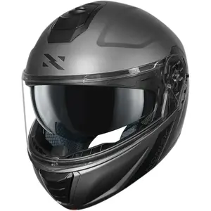 Imagem 6 de Capacete Norisk Vortex Monocolor - Cinza Fosco (Articulado)
