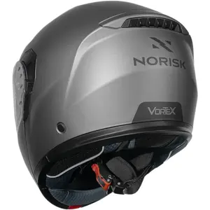 Imagem 10 de Capacete Norisk Vortex Monocolor - Cinza Fosco (Articulado)