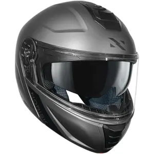 Imagem 7 de Capacete Norisk Vortex Monocolor - Cinza Fosco (Articulado)