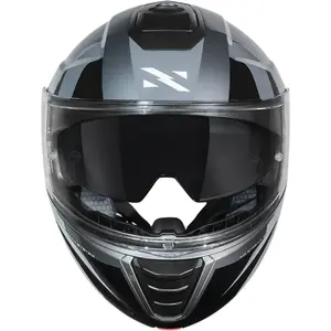 Imagem 3 de Capacete Norisk Vortex Time - Cinza/Preto (Articulado)