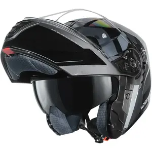 Imagem 4 de Capacete Norisk Vortex Time - Cinza/Preto (Articulado)