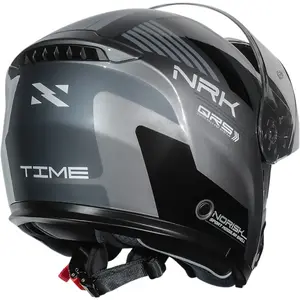 Imagem 5 de Capacete Norisk Vortex Time - Cinza/Preto (Articulado)