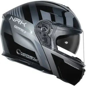 Imagem 2 de Capacete Norisk Vortex Time - Cinza/Preto (Articulado)